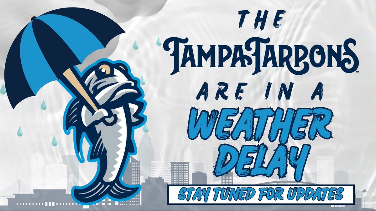 ℹ️ Today’s game will start in a delay. 
START TIME: 12:30PM