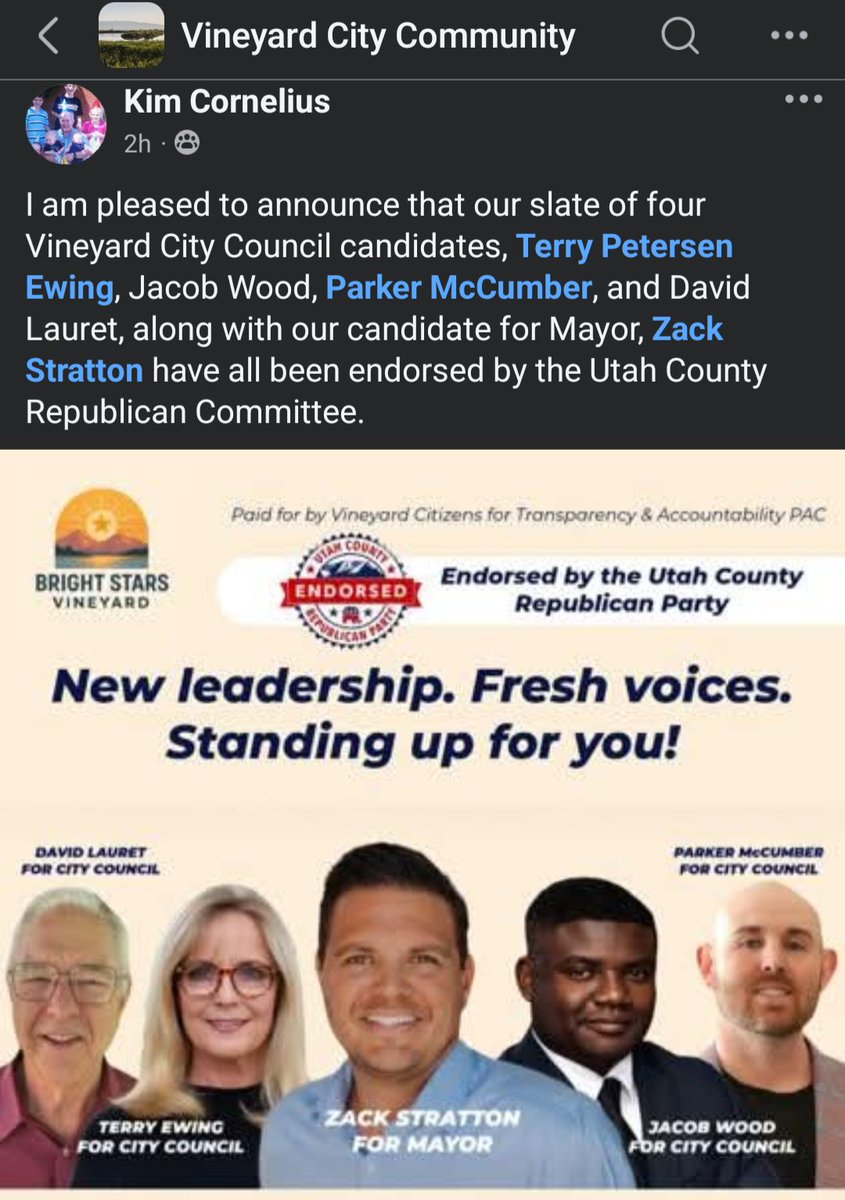NeutralProj's tweet image. We&apos;re not sure what&apos;s more pathetic, the Republican party feeling the need to interject themselves into non partisan races, or these clowns thinking that paying $50 for an &quot;endorsement&quot; means anything other than they&apos;re huge suckers. 

#utpol