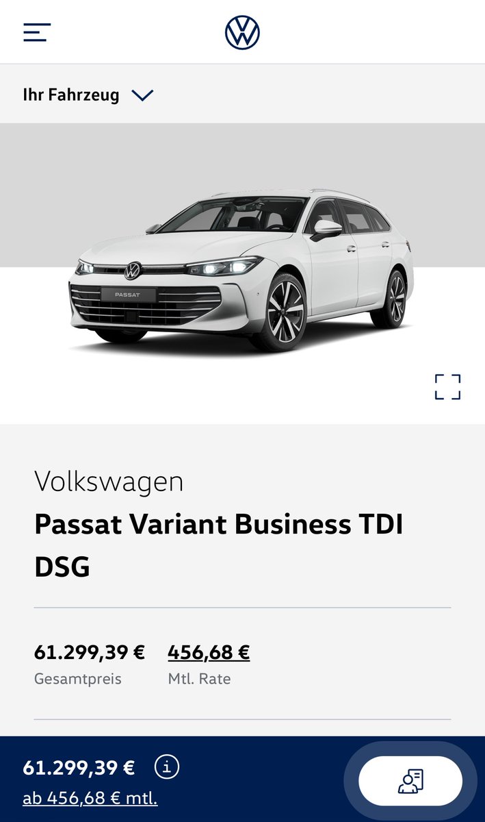 MikeAlpha66's tweet image. Wenn mir jemand erzählt, dass eAutos viel zu teuer sind, dann sollte man nachschauen, was ein VW Passat 150PS TDI mit ein bisserl Ausstattung kostet. Selbst dann hat der Tesla die bessere Ausstattung und ist um mind. € 15.000,- billiger.