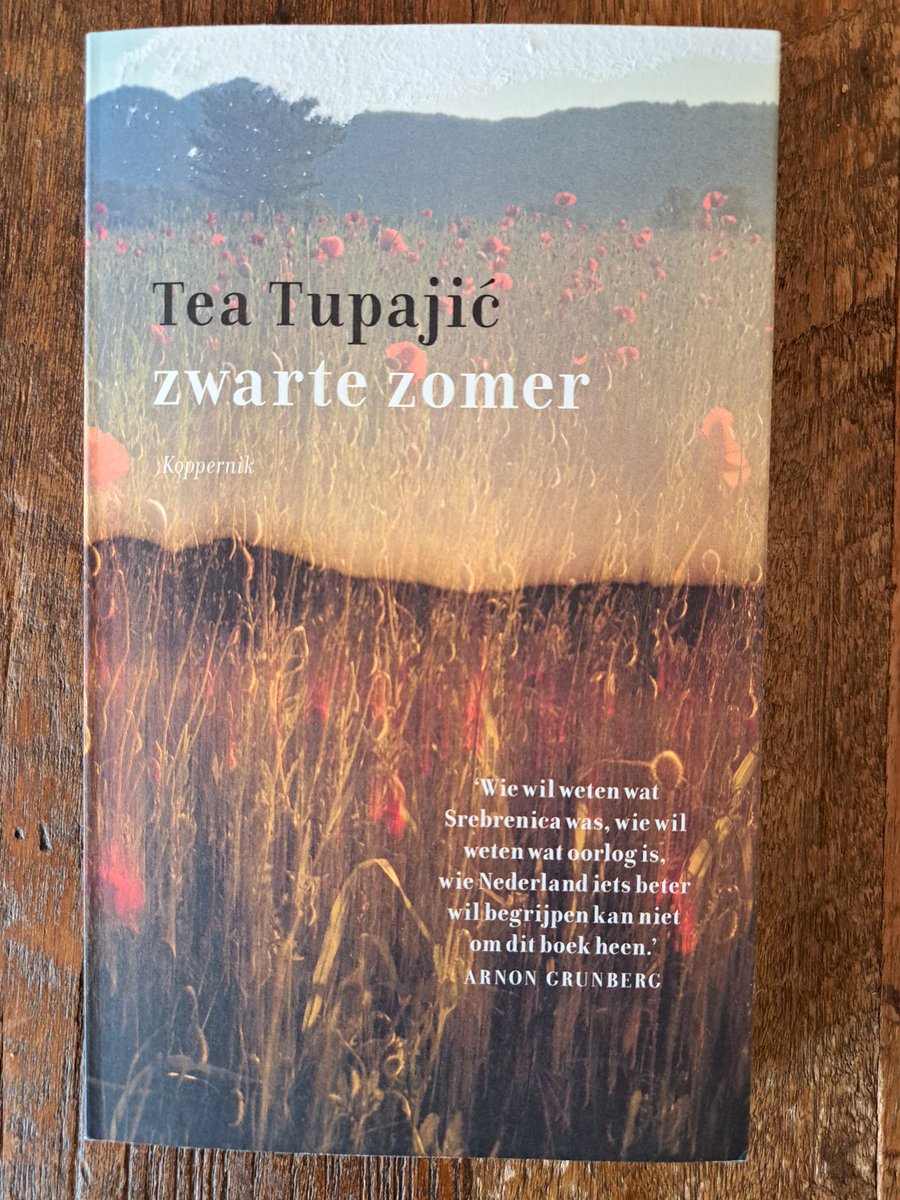 'Wie wil weten wat Srebrenica was, wie wil weten wat oorlog is, wie Nederland iets beter wil begrijpen kan niet om dit boek heen.' - Arnon Grunberg 
Zwarte Zomer van Tea Tupajić