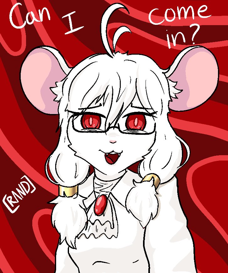 RANDOM_1212's tweet photo. New OC: Zoe the vampire rat girl https://t.co/xP8IhKTAJj