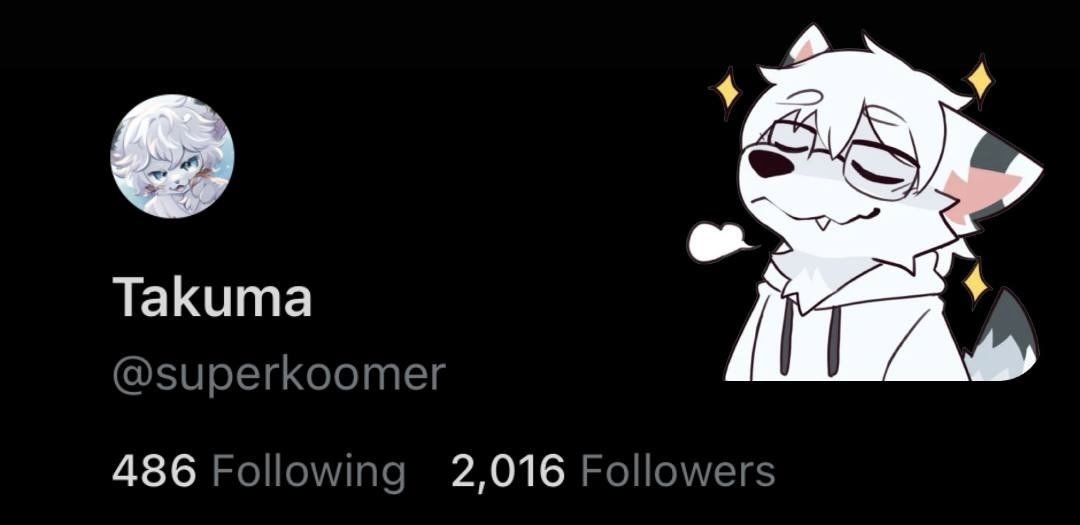 oh yeah just wanna say thank you everyone for 2k! 

it’s been quite a journey for me since 2 years ago since i was active here…

whether it’s my dancing, my fursuit, or just me being me that you like.. thank you 😊