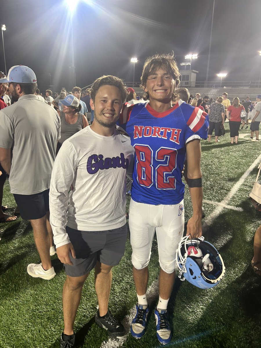 Tyler Campbell (@coachtcampbell) on Twitter photo <a href="/AJ_Kelly_07/">Aj Kelly</a> & <a href="/Fuddykile/">Fuddy Kile</a> are 2 great young men & are some DAWGS!! Great to watch them play in the North/South game & can’t wait to watch them kill it @ Marian & IWU.
<a href="/MacBravesFB/">Maconaquah Football</a> was represented extremely well by these 2! <a href="/AJ_Kelly_07/">Aj Kelly</a> & <a href="/Fuddykile/">Fuddy Kile</a> are 2 great young men & are some DAWGS!! Great to watch them play in the North/South game & can’t wait to watch them kill it @ Marian & IWU.
<a href="/MacBravesFB/">Maconaquah Football</a> was represented extremely well by these 2!