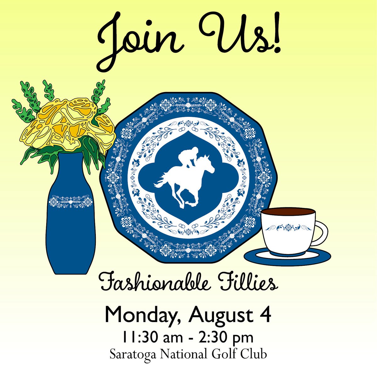 Time’s winding down for #FasionableFillies2025 🌻

Grab a ticket for an afternoon of bubbly, floral dresses, shopping, and more at our tea party! 👒🥂🫖

Tickets available in bio, don’t forget to tell your friends 🎟️

#SummerInSaratoga #saratogasprings