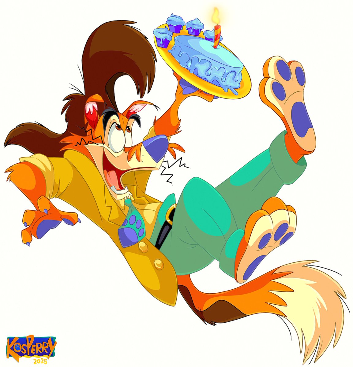 Kosperry 🧀 (@kosperry) on Twitter photo I'M 28 TODAY! Who wants cake! 8D
Fun fact! The cake I drew here is the Blue Pawprint-shaped cake that my mom made me for my birthday party back in 2000! 🐾🎂 
My party that year was Blues Clues themed, so mom made a awesome replica of blue's cake from the 1998 birthday episode! I'M 28 TODAY! Who wants cake! 8D
Fun fact! The cake I drew here is the Blue Pawprint-shaped cake that my mom made me for my birthday party back in 2000! 🐾🎂 
My party that year was Blues Clues themed, so mom made a awesome replica of blue's cake from the 1998 birthday episode!