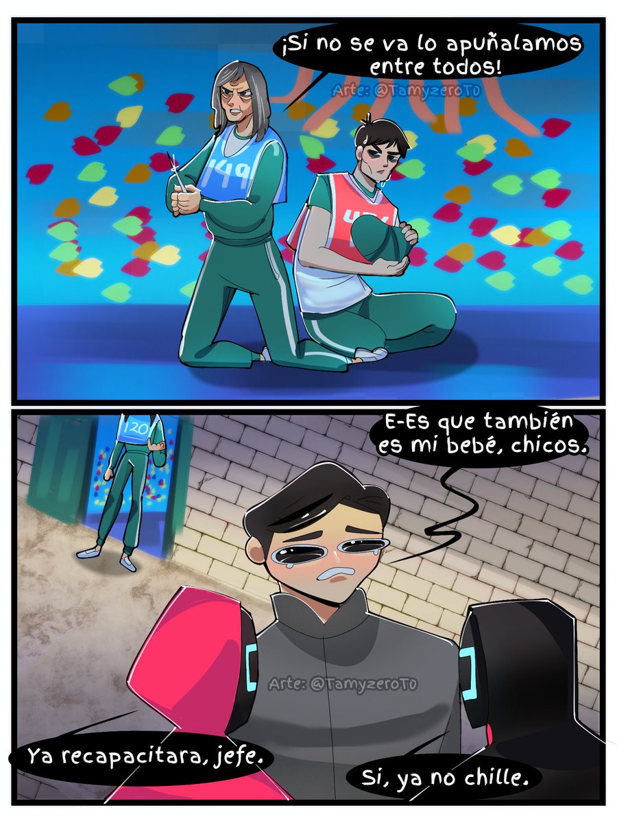 TamyzeroT0's tweet image. Que ahora In ho diga que los rojos que tuvieron un bebé pasan XD
#Squidgamefanart #squidgame3 #SquidGame #gihun #inho #inhun #mpreg