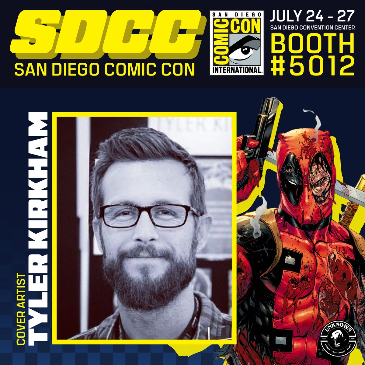 Unknown_Comics's tweet image. SDCC Alert! 💥
Meet Tyler Kirkham at San Diego Comic-Con! Find him at Booth #5012, July 24-27, at the San Diego Convention Center! Get your comics signed and chat with the artist!
#SDCC #TylerKirkham #ComicArt #SDCC2025 #ArtistAlley