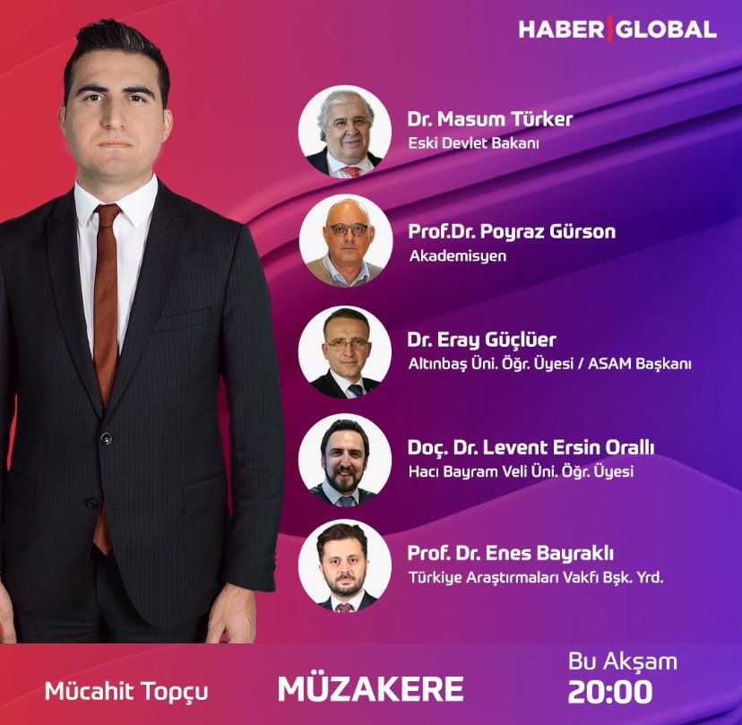 Bu akşam Haber Globaldeyiz.