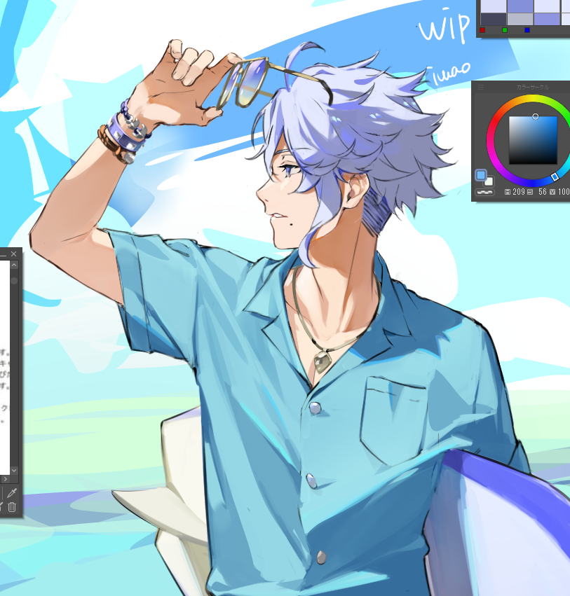 wip
髪型を理解するところから苦しんでいる