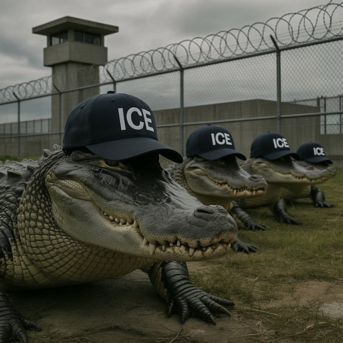 DanielleMejiaCA's tweet image. NEW ICE OFFICERS arrived at Alligator Alcatraz 🤭🇺🇸🇺🇸