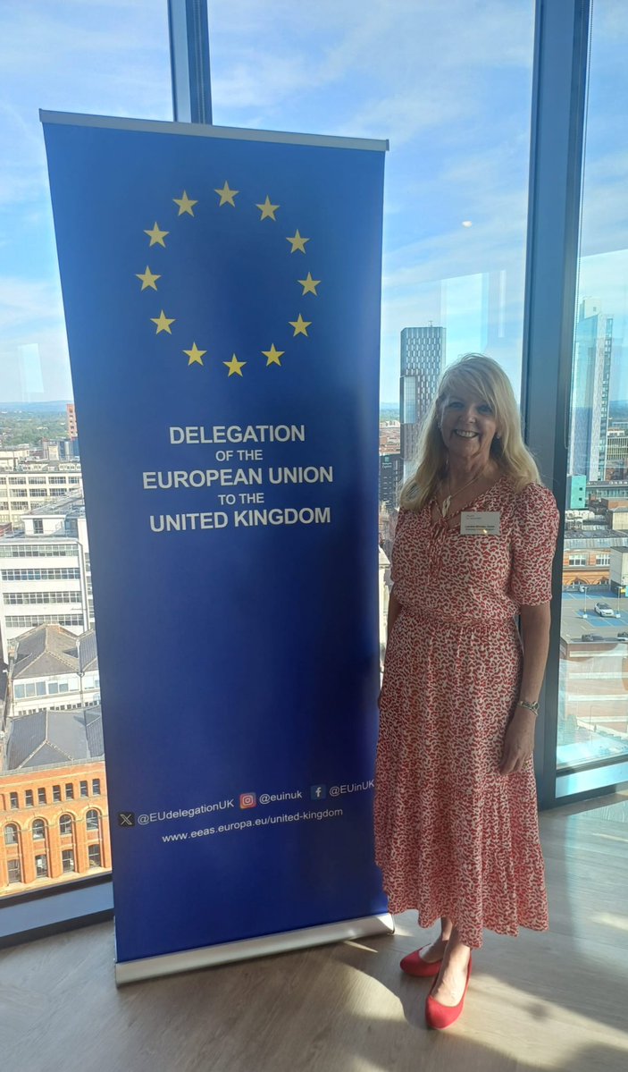 Honoured to attend a celebration of Manchester's long history of international cooperation - this joint visit of EU Ambassadors reflected  the strong bonds between GM &amp; EU. His Majesty's Lord Lieutenant @GMLO_ also attended as we celebrated the region’s strong ties with Europe.
