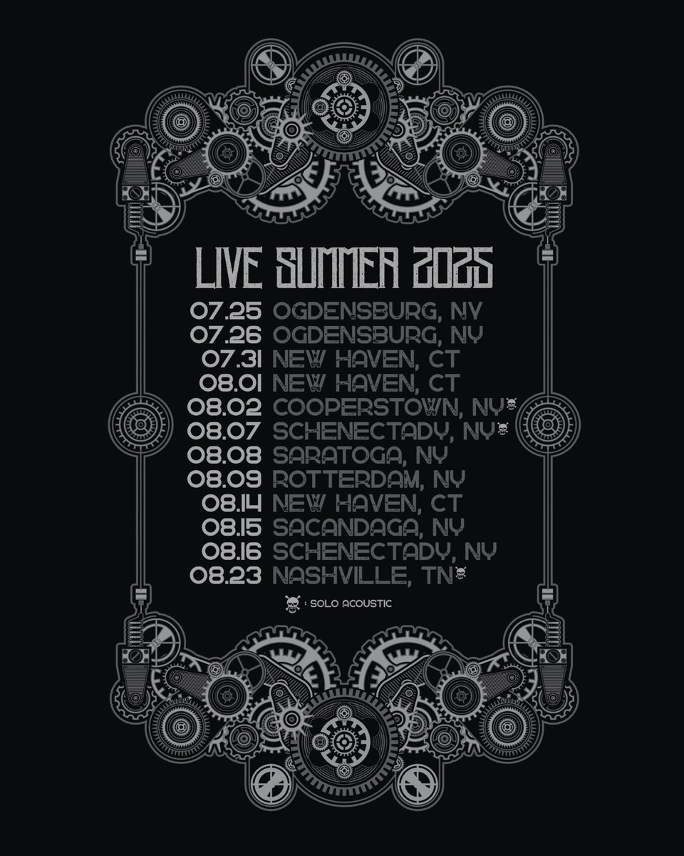 First leg of the Reanimation Tour kicks off in two weeks 🦾 We’re headed up the East Coast for a handful of shows so mark those calendars folks!🤘🏻
.
For more tour information, merch deals + weekly newsletter, subscribe to the mailing list today at PatrickSharrow.com (Link In