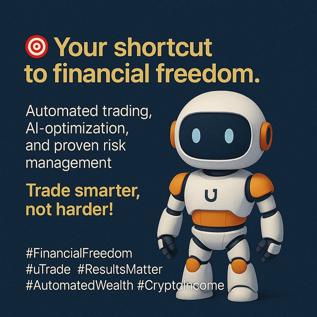 uTradetoken's tweet image. 🎯 Your shortcut to financial freedom.

Automated trading, AI-optimization, and proven risk management.

uTrade – where results speak louder than words.

#FinancialFreedom #uTrade #ResultsMatter 
#AutomatedWealth #CryptoAI #RiskManaged