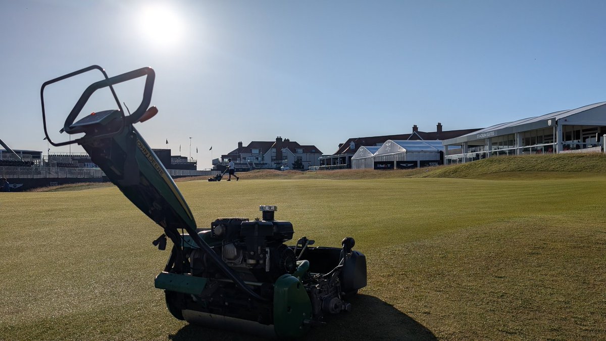 Day 4 set up complete.

Thanks to everyone <a href="/Renaissancegc/">The Renaissance Club</a> for letting an old man play a very small part in the tournament preparation. Time for alcohol, golf and cheering on Rory.