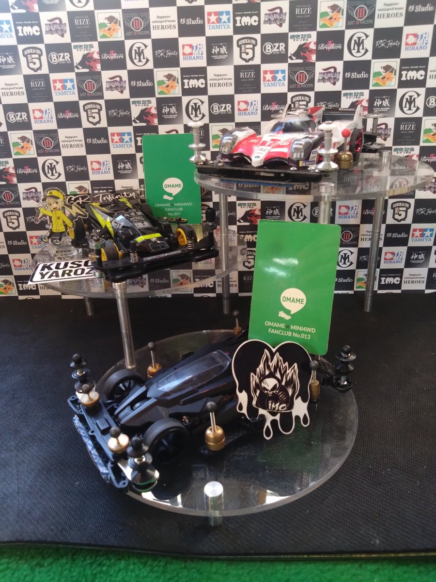 9999Technology's tweet image. 平野ミニ四駆大会と、ラーのシメシメが終わり、帰りました!
ストッククラスではCOで3位だったけど、スモークシャーシに変えて良かった!後は性能を維持出来るかがポイントだ…!🤔
中々出していなかった、まめクラファンカードも一緒に添えました!