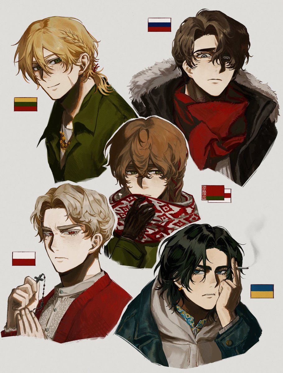 描きたかった所だけ擬人化