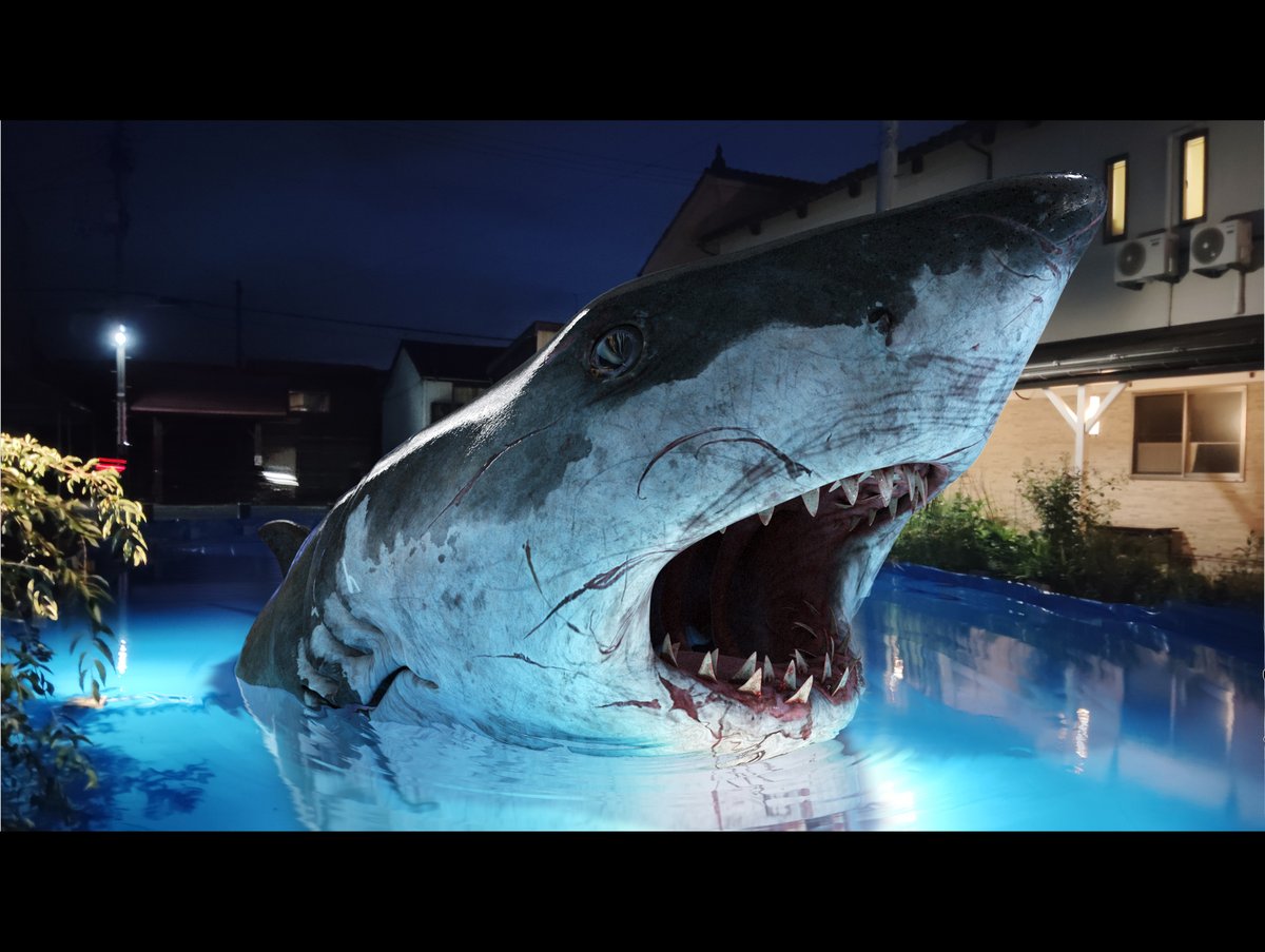 sozaall_sozai's tweet image. #画像だけで夏を感じさせる選手権
#温泉シャーク
#HotspringSharkAttack