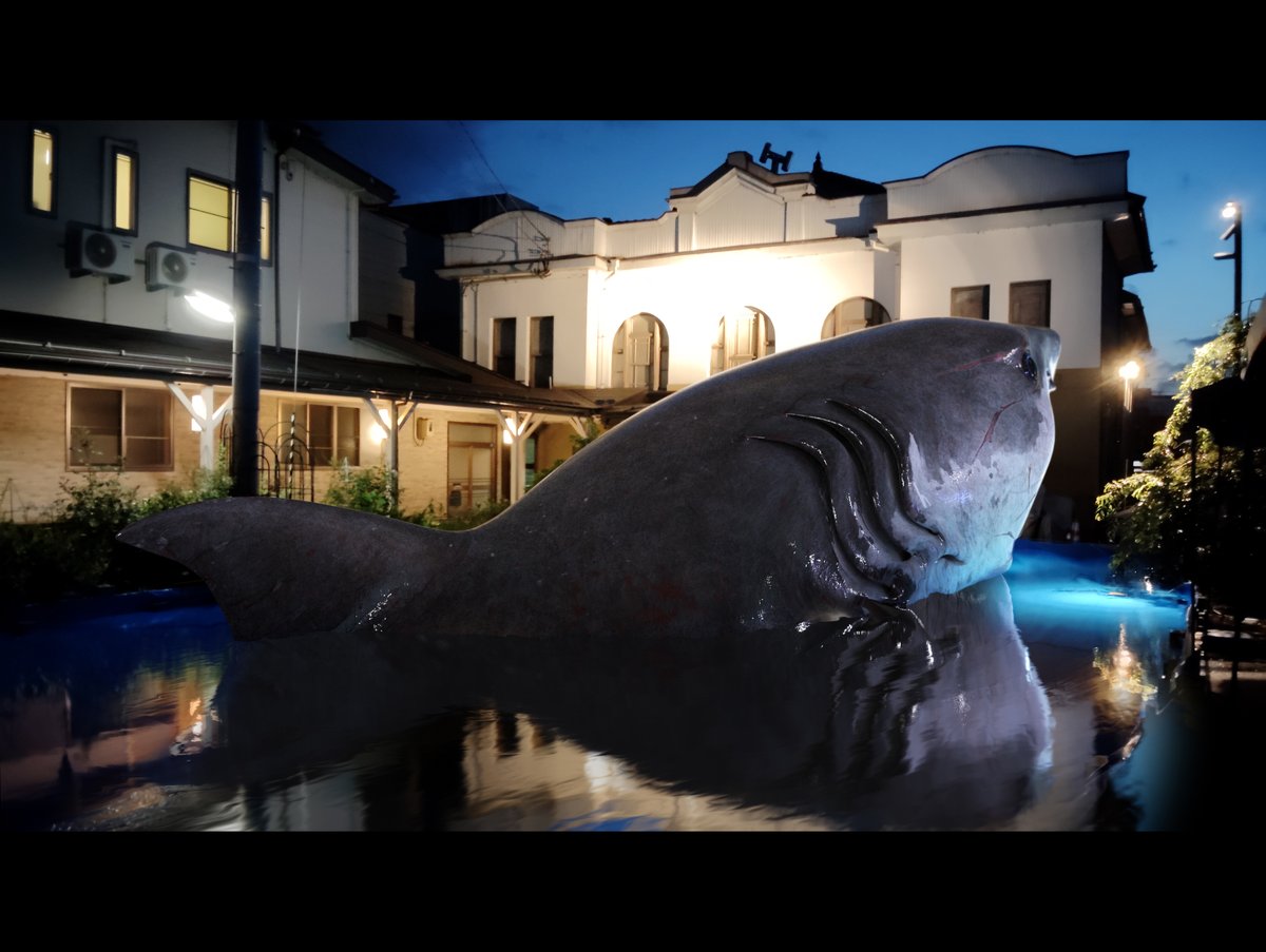sozaall_sozai's tweet image. #画像だけで夏を感じさせる選手権
#温泉シャーク
#HotspringSharkAttack