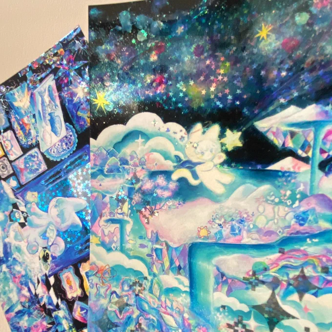 #ちくわ神戸展 おみやげコーナー情報 ポストカードとシールは たくさんご用意あります! キャンバスアート残り3枚 アートブック、Tシャツも残りわずかとなっておりますお早めにどうぞ!