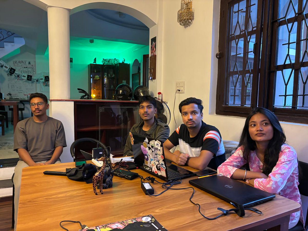 SuperteamNP's tweet image. Our last Co-Working Friday featured a cracker of a session by @ninjanovadotsol, bringing @sns closer to the Nepali ecosystem.
Big thanks to SNS and everyone who showed up — see you next week!