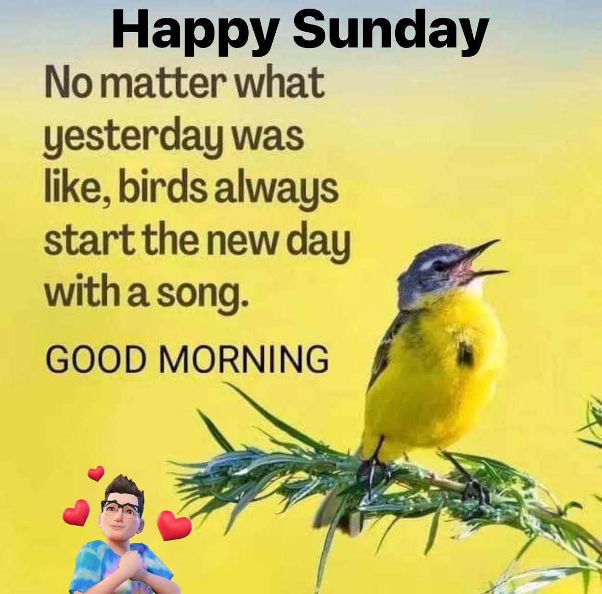Good morning everyone! Another early work day! Have a great Sunday!😊💙