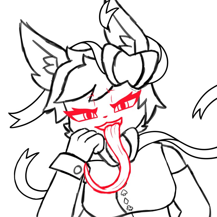 FreakSwee's tweet photo. Long tongue doodleee https://t.co/DfDhmiK0th