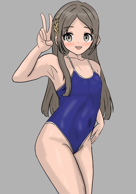 夏なのでスク水 #学マス 