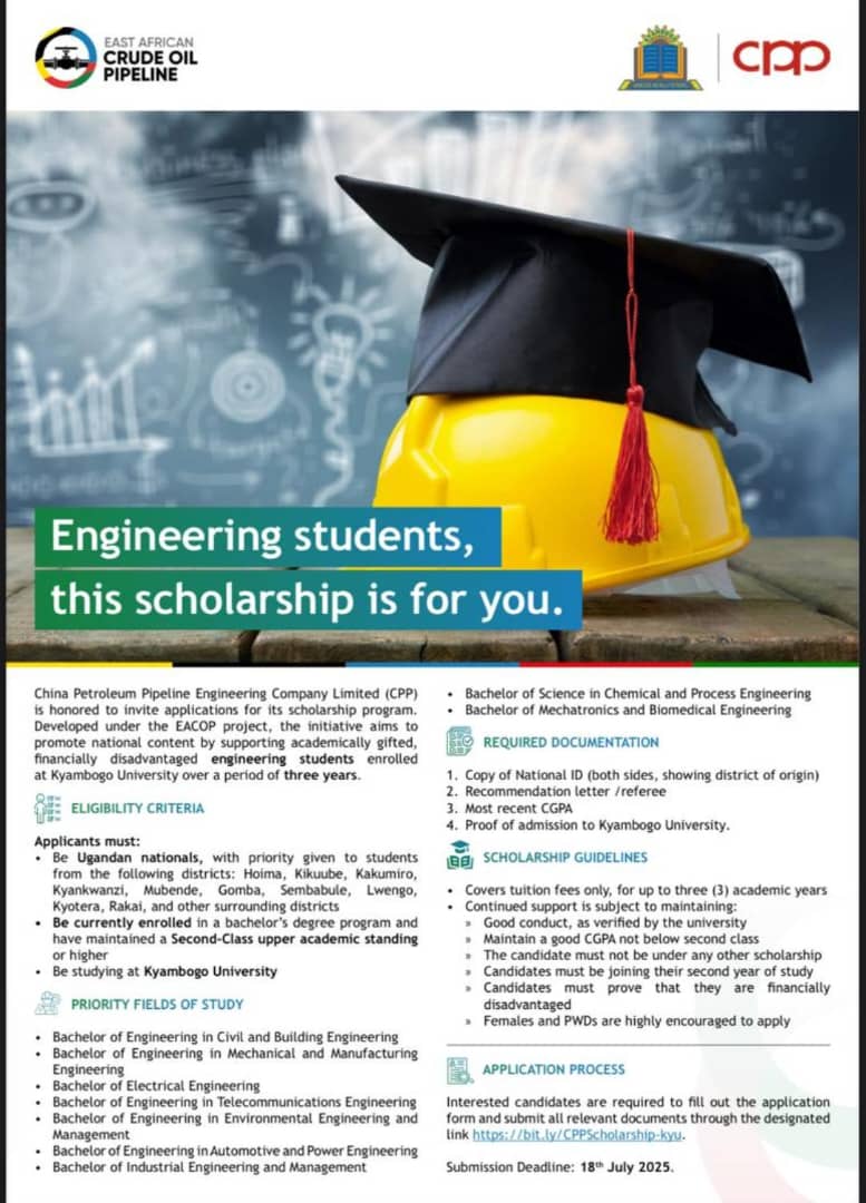 Dear Engineering students, please utilise this opportunity.