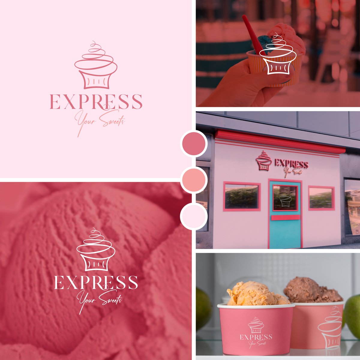 We had the pleasure of crafting a luxurious brand identity for Express Your Sweets, a boutique dessert shop that specializes in pastries and ice cream. The client desired a brand that felt both elegant and inviting, appealing to a modern, style-conscious audience.
#branding #Logo