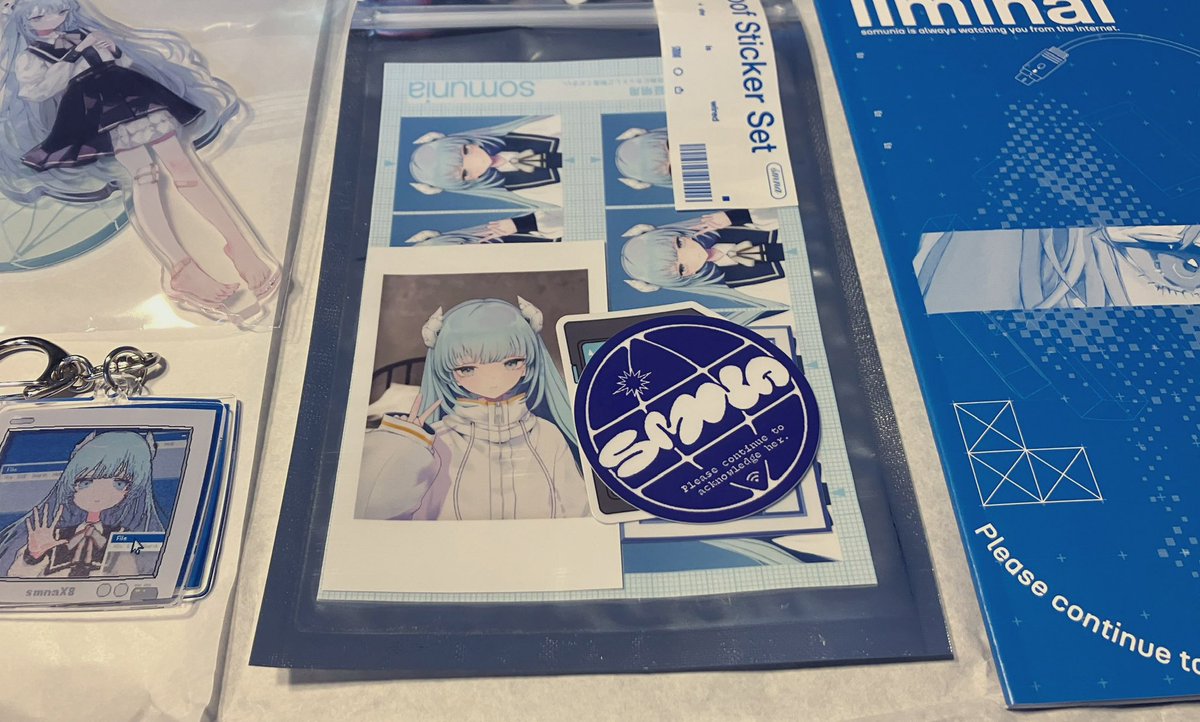 somuniaのグッズ届いた✨