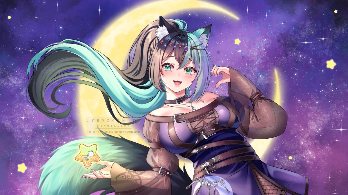 Commission for Tshii 💜💛
#VGenComm