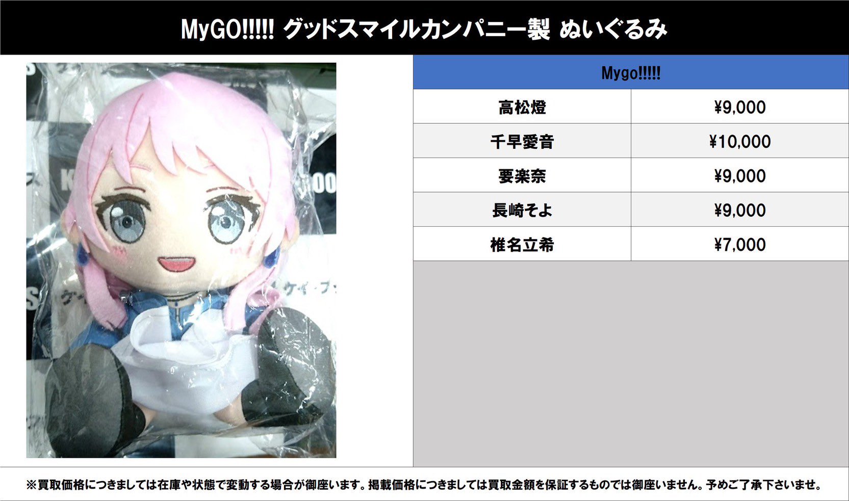 MyGO!!!! 40cmぬいぐるみ 2体セット　燈　愛音 MyGO!!!! 40cmぬいぐるみ 2体セット 燈 愛音（BanG Dream