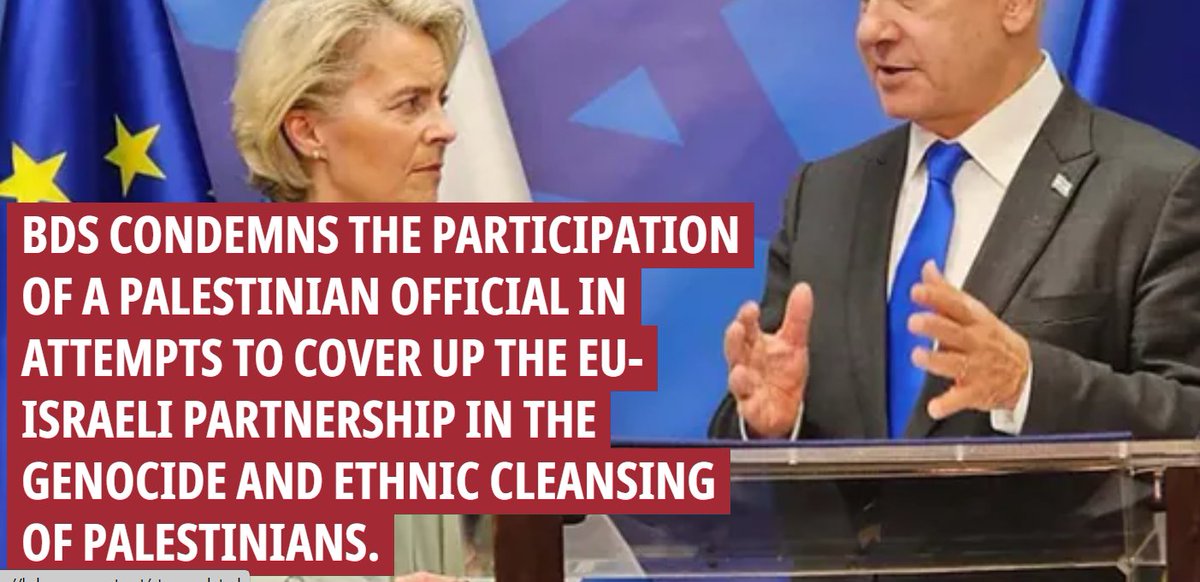 I urge the PA to make suspending the EU-Israel Association Agreement the core objective of its engagement. Maintaining it amid unspeakable atrocities risks rendering the EU complicit, and turning the EU into a cover for its member states to evade their int'l law obligations.