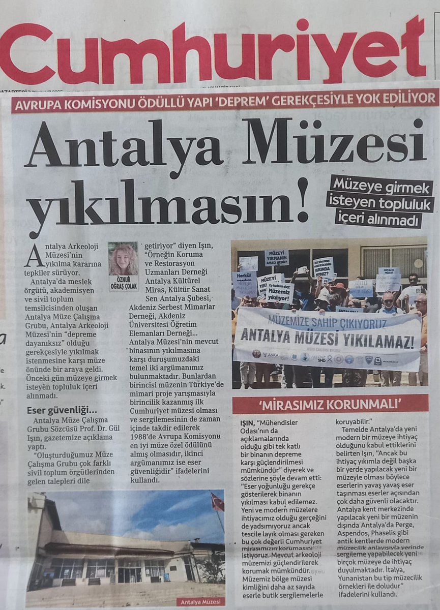 Antalya Arkeoloji Müzesi’nin Koruması ve Geleceği İçin Bir Çağrı
Antalya Arkeoloji Müzesi, sadece Türkiye’nin değil, dünyanın en özel kültürel hazinelerinden biridir. Yıllar önce, eşimle birlikte onun da konuşma yaptığı matematik konferansına katılan yerli ve yabancı bilim