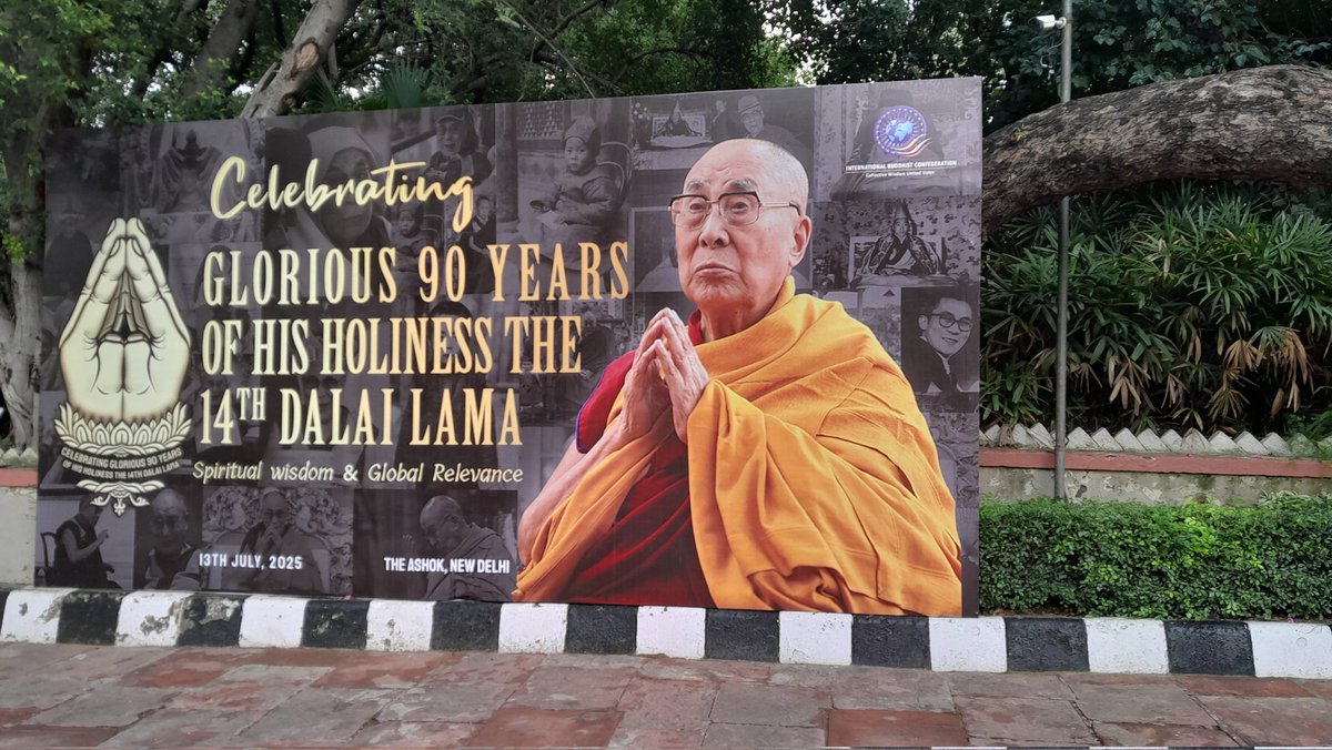 sumana3136's tweet image. Glorious 90 years of H H The #DalaliLama was celeberated today....

#Buddhist #freetibet
