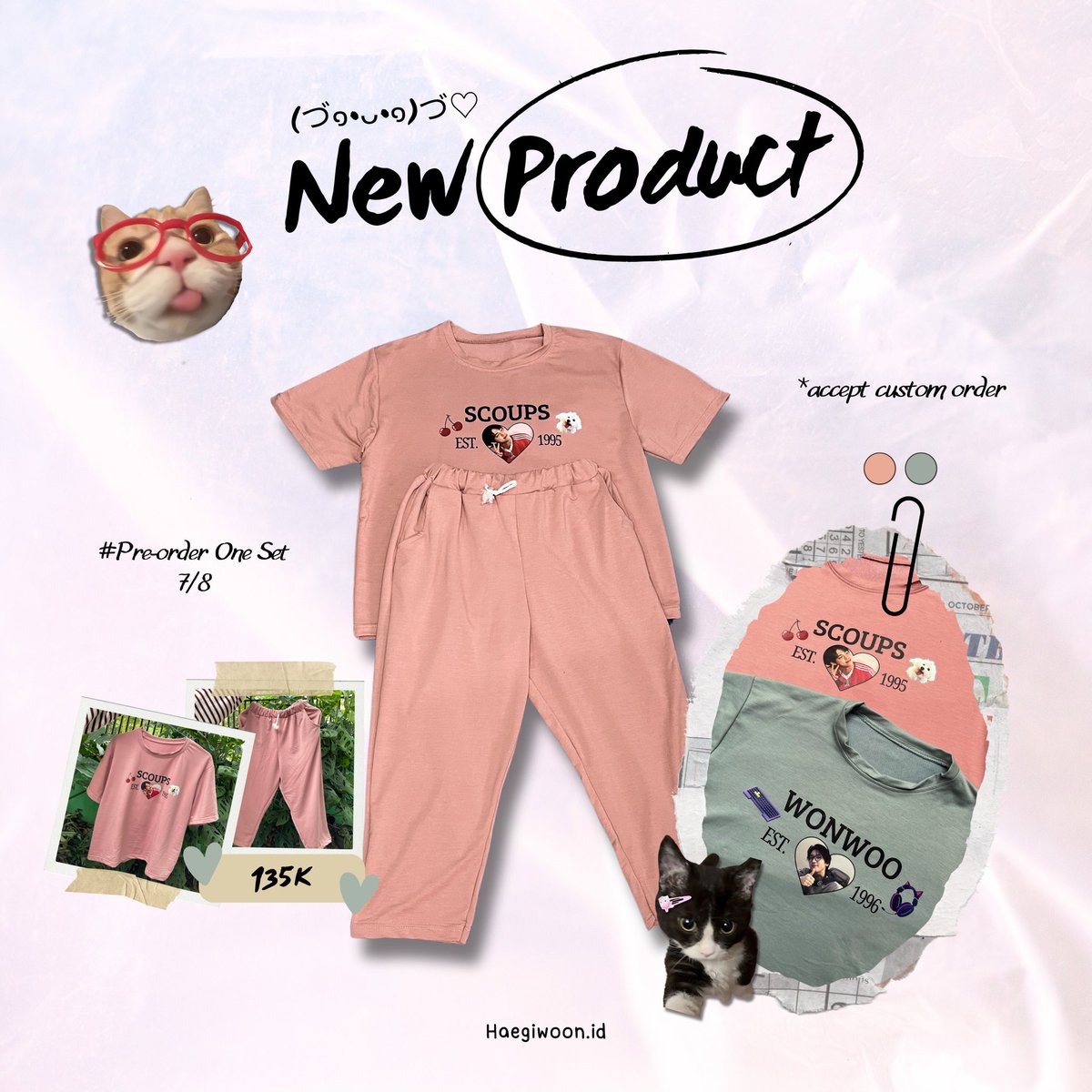 haegiwoonid's tweet image. [ rt &amp;amp; like are appreciated!❤️ ]

One Set Bobo ᡣ𐭩˙ᵕ˙ᰔᩚ

Open pre-order 
🗓️periode : 7-18 Juli (11.59 PM)
🎀details &amp;amp; order : 
[s.id/Onesetbobo] or link in bio🥰

for any questions kindly dm! stay healty and happy shopping!
⸜(｡˃ ᵕ ˂ )⸝♡

#kpop #oneset #bajubobo