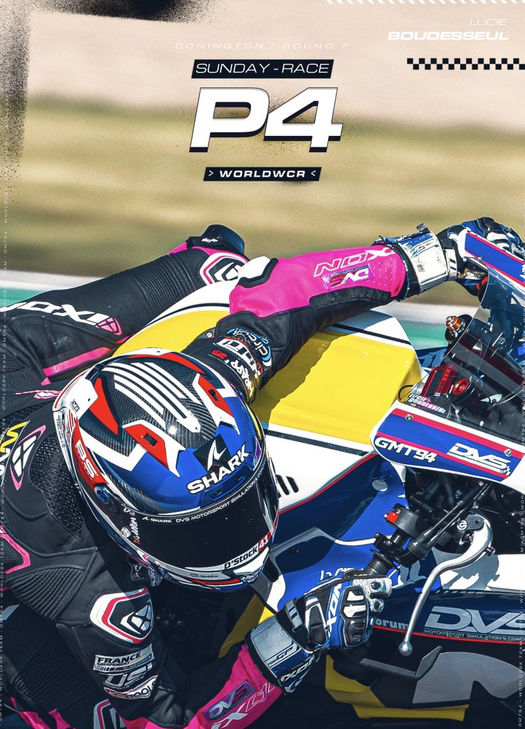 👏👏👏 <a href="/lucie_moto/">Lucie Boudesseul</a> P4

#UKWorldSBK #WorldWCR
