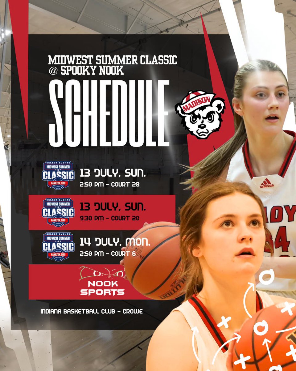 Madison Lady Cubs Basketball (@madisonladycubs) on Twitter photo Check out <a href="/MyleeMarie136/">Mylee McQueary</a> & <a href="/julianadavis04/">Juliana Davis</a> at Spooky Nook in the Midwest Summer Classic the next two days. They play for Indiana Basketball Club - Crowe. Both are 2026s that remain uncommitted & are looking for their fit. They are both great kids, teammates, & basketball players Check out <a href="/MyleeMarie136/">Mylee McQueary</a> & <a href="/julianadavis04/">Juliana Davis</a> at Spooky Nook in the Midwest Summer Classic the next two days. They play for Indiana Basketball Club - Crowe. Both are 2026s that remain uncommitted & are looking for their fit. They are both great kids, teammates, & basketball players