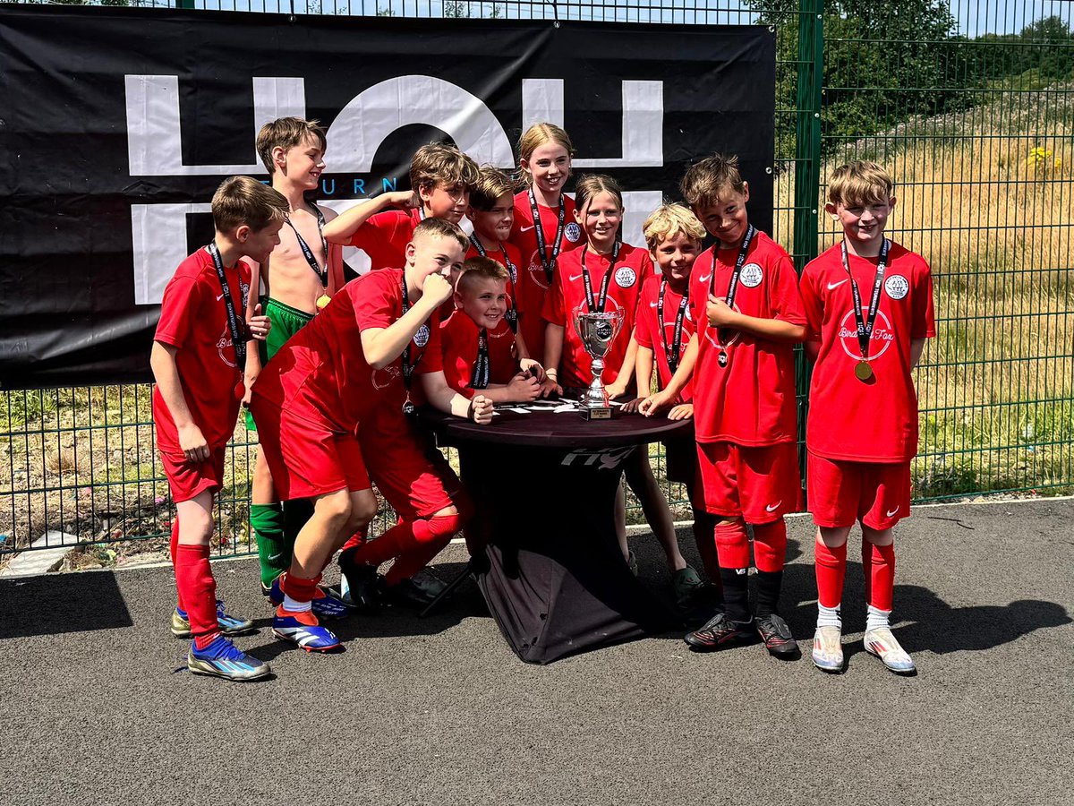 A HUGE congratulations to our U11 Reds who won the HQH Tournament at Bullocksteads this morning!!

Awesome work!! ⚽️ 🏆 

#StrongerTogether