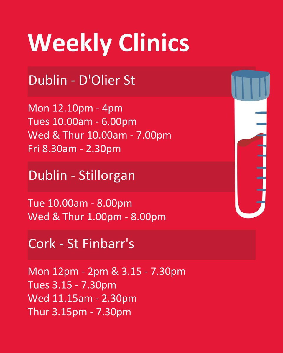 Giveblood_ie's tweet image. Have you given your summer blood donation yet?
There are plenty of opportunities this week!
An bhfuil do dheonachán fola samhraidh tugtha agat fós? Tá neart deiseanna ann an tseachtain seo! giveblood.info/Clinics
#GiveBlood #SaveLives #WeCountOnYou
