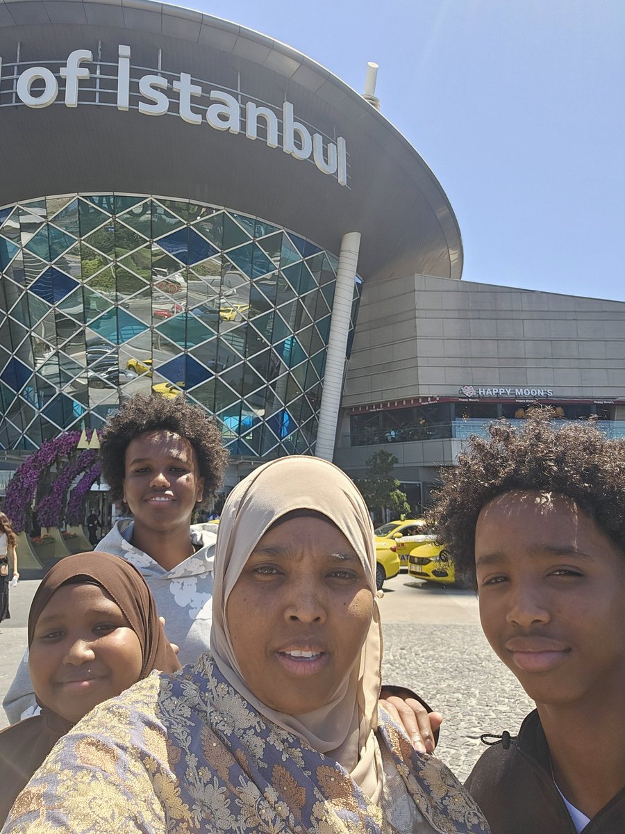 With Ahmed, Abdulkadir and Ilham at Mall of Istanbul.