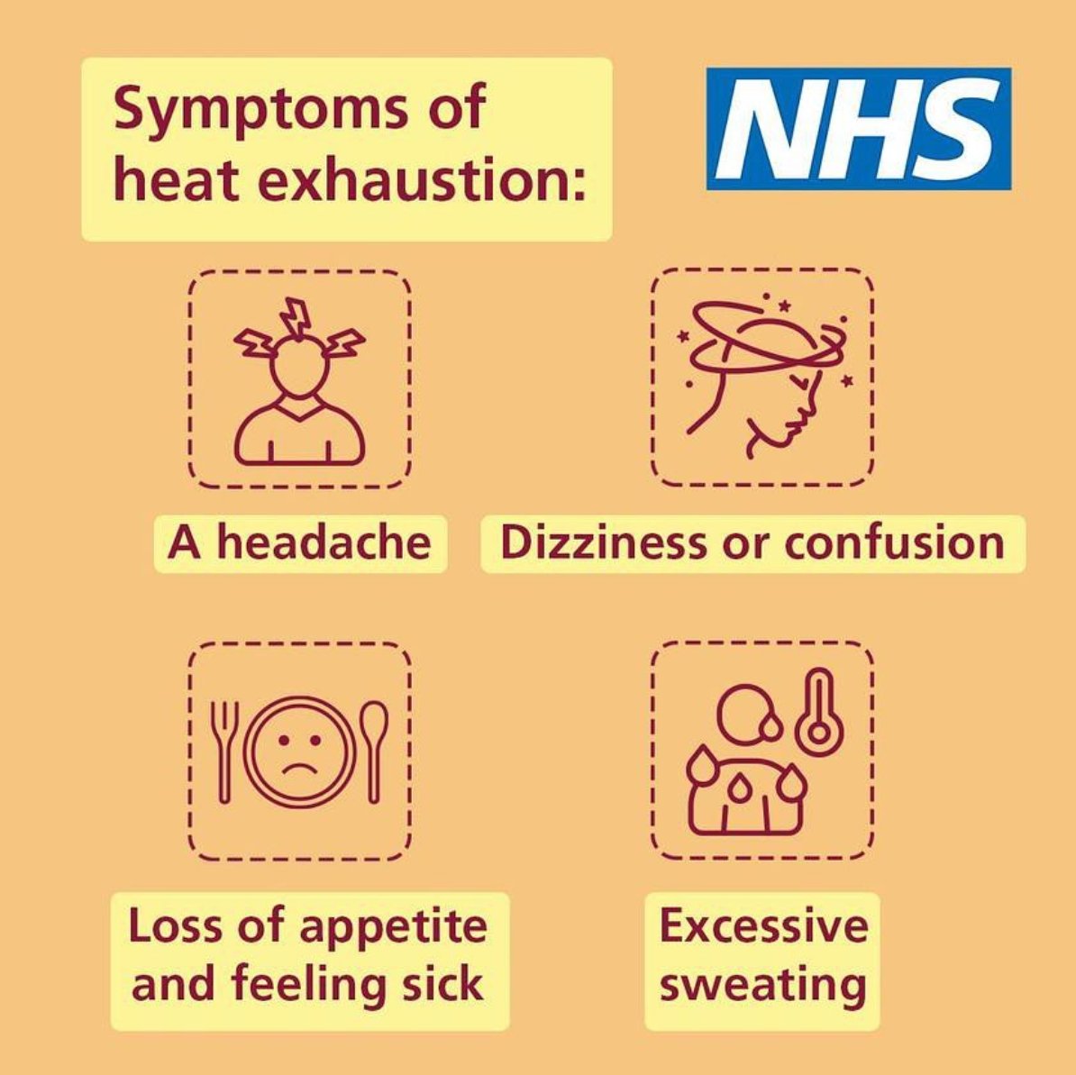 SuttonCouncil's tweet image. As the warm weather continues in London, make sure you know the signs of heat exhaustion.☀️
Heat can be dangerous for everyone, especially older people, young children and people with long term conditions.
Find out more: southwestlondon.icb.nhs.uk/news/staying-s…