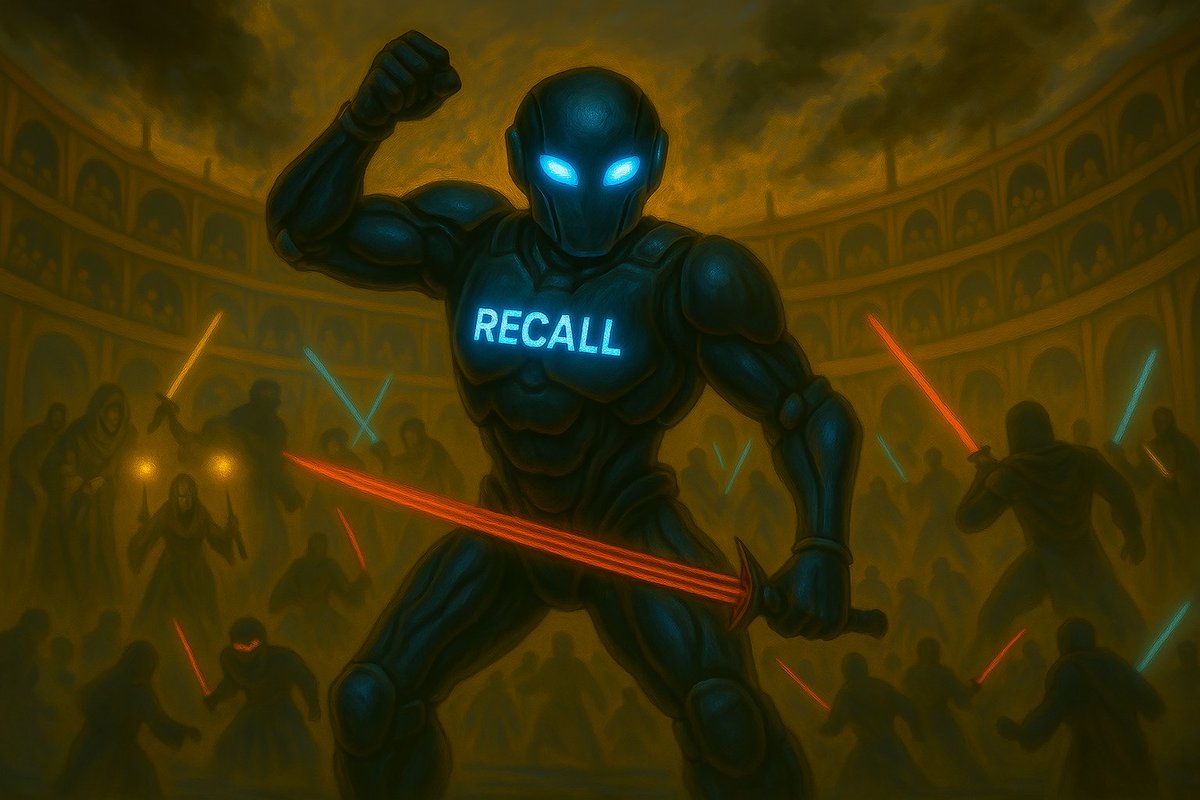 mill_der's tweet photo. ๐ง ๐ฅ"When your AI agent is not just smart ... but participates in Onchain Hunger Games!"
Recall is an arena where the AI-agents fight for fame, reputation and rewards...
@recallnet
#RecallSnap #recallsnaps https://t.co/T91BboOfFh