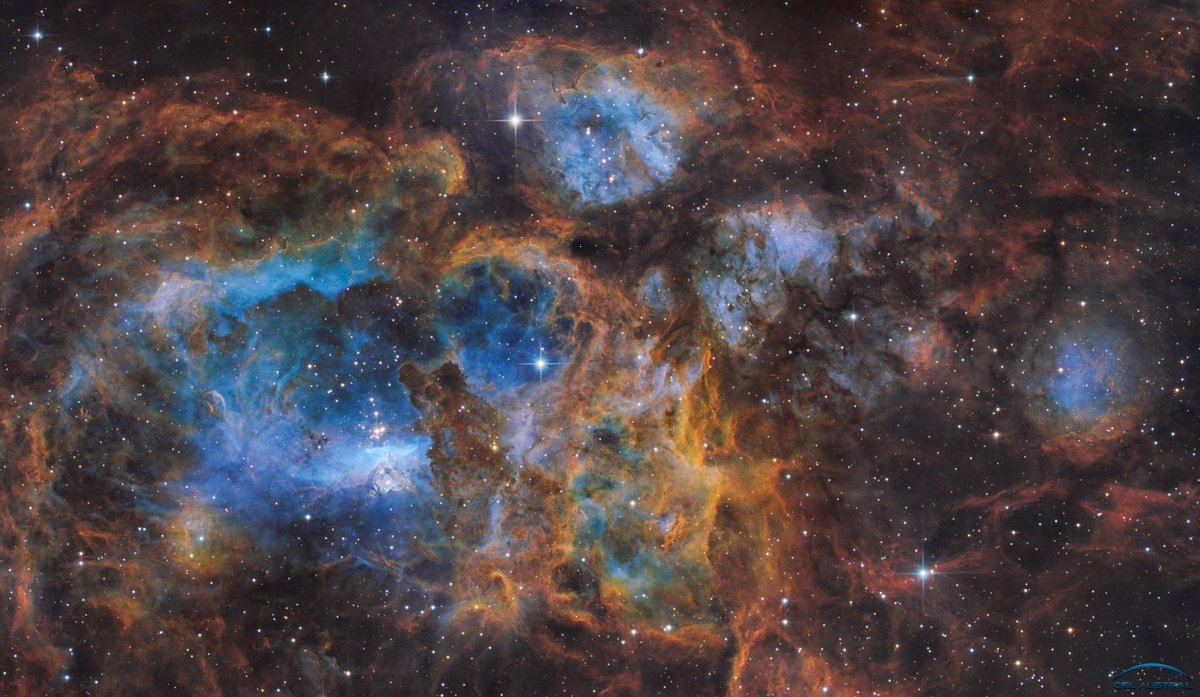AstroBin_com's tweet image. AstroBin's Image of the Day: "NGC 6357 War and Peace Nebula or Lobster Nebula - SHO" by Stephane Vetter, Chassaigne and Philippe BERNHARD
astrobin.com/ezeaq0/
#astrophotography