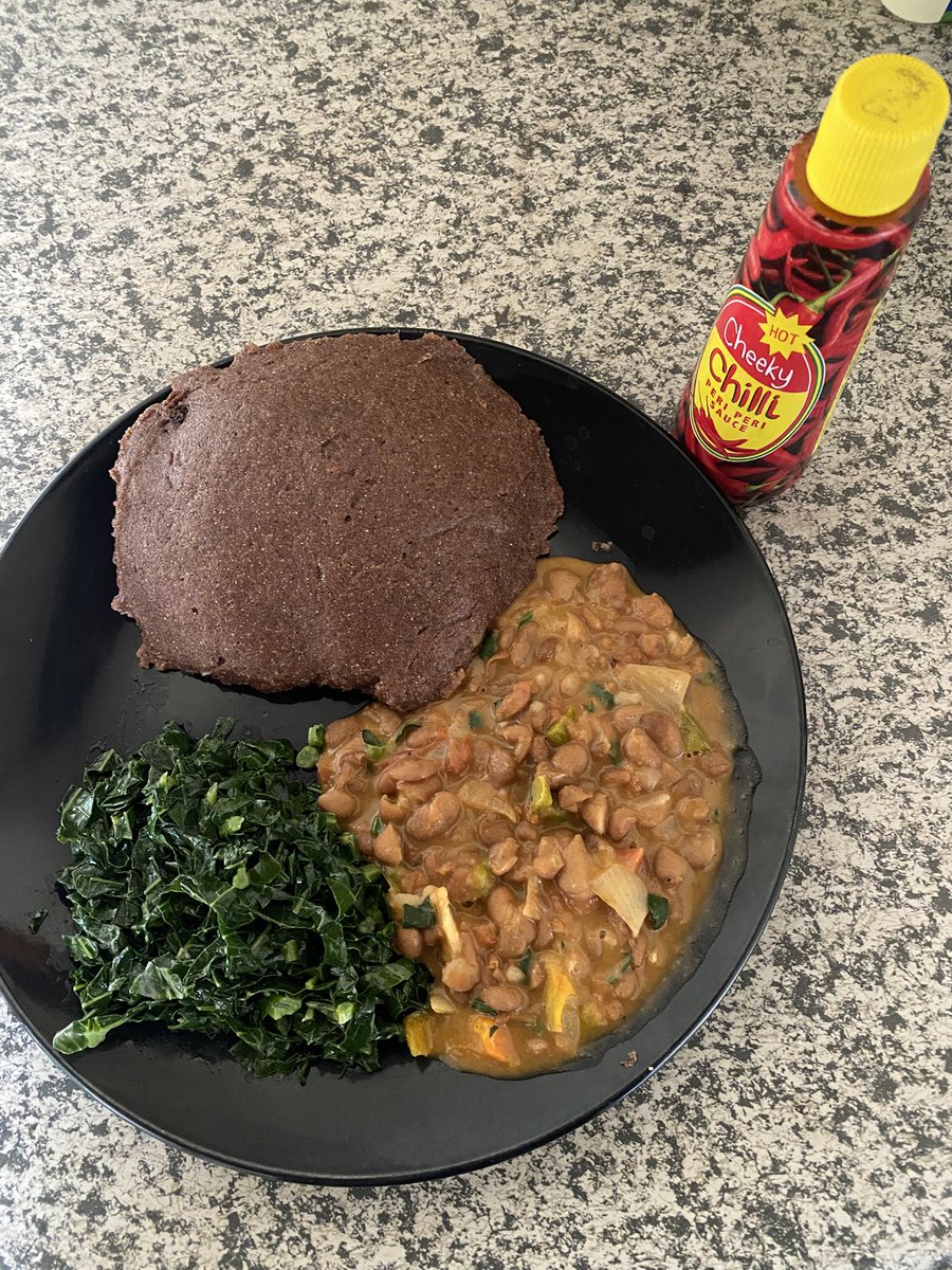 Bhachura rabika Sadza rezviyo neBeans 😀. This meal slaps! <a href="/TeamFuloZim/">TeamFuloZim/Global</a>