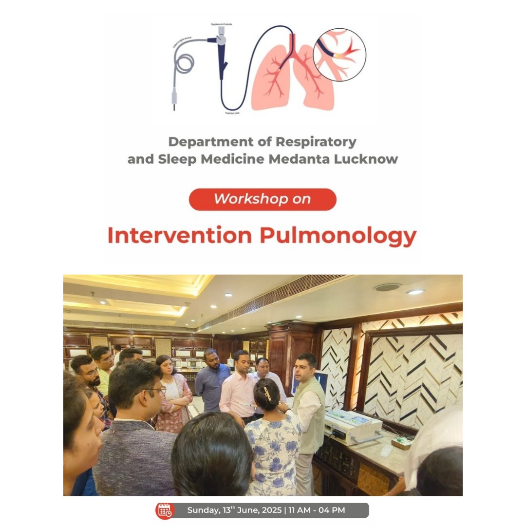 Conducted an Intervention Pulmonology workshop in Kanpur today on behalf of the department of Respiratory and Sleep Medicine, <a href="/medanta/">Medanta</a> Lucknow.

It was encouraging to see such commitment to skill-building with great participation, focused discussions and thoughtful Q&amp;As.