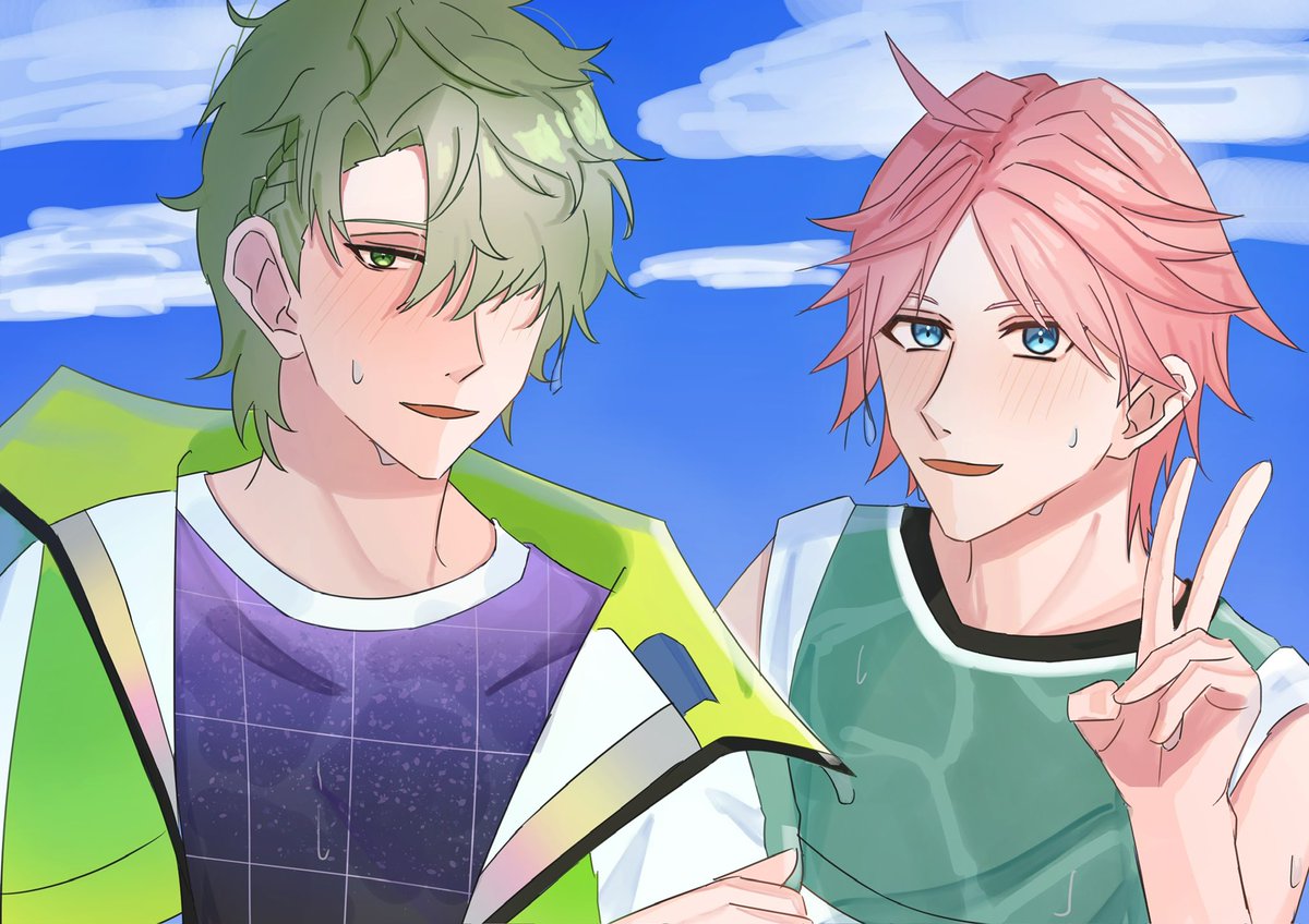 お題： 水浴び
#キスディノワンドロライ
<a href="/kdkd1day_drwr/">キスディノ1dayドロライ</a>