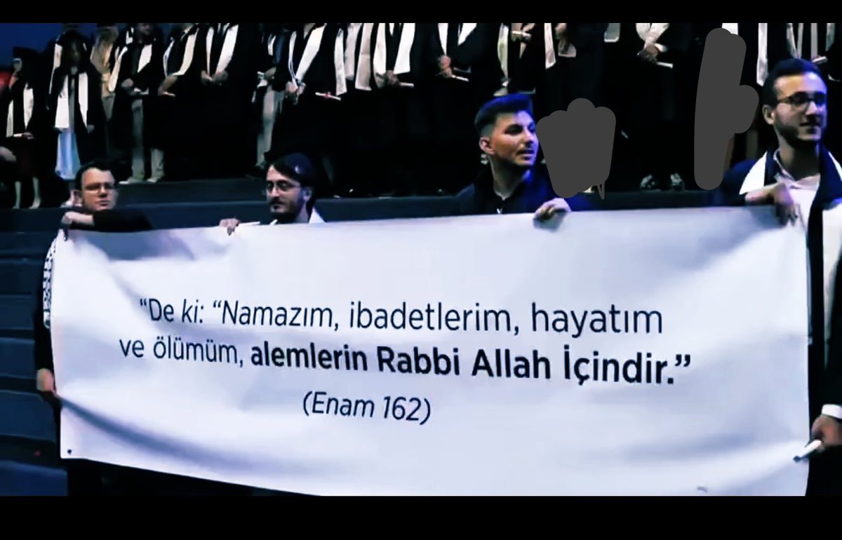 "De ki: Benim namazım, ibadetim, hayatım ve ölümüm âlemlerin Rabbi olan Allah içindir." (Enam: 162)
Bu ayete düşmanlık edenlere karşı, daha gür bir sesle haykırıyoruz! 
#enam162