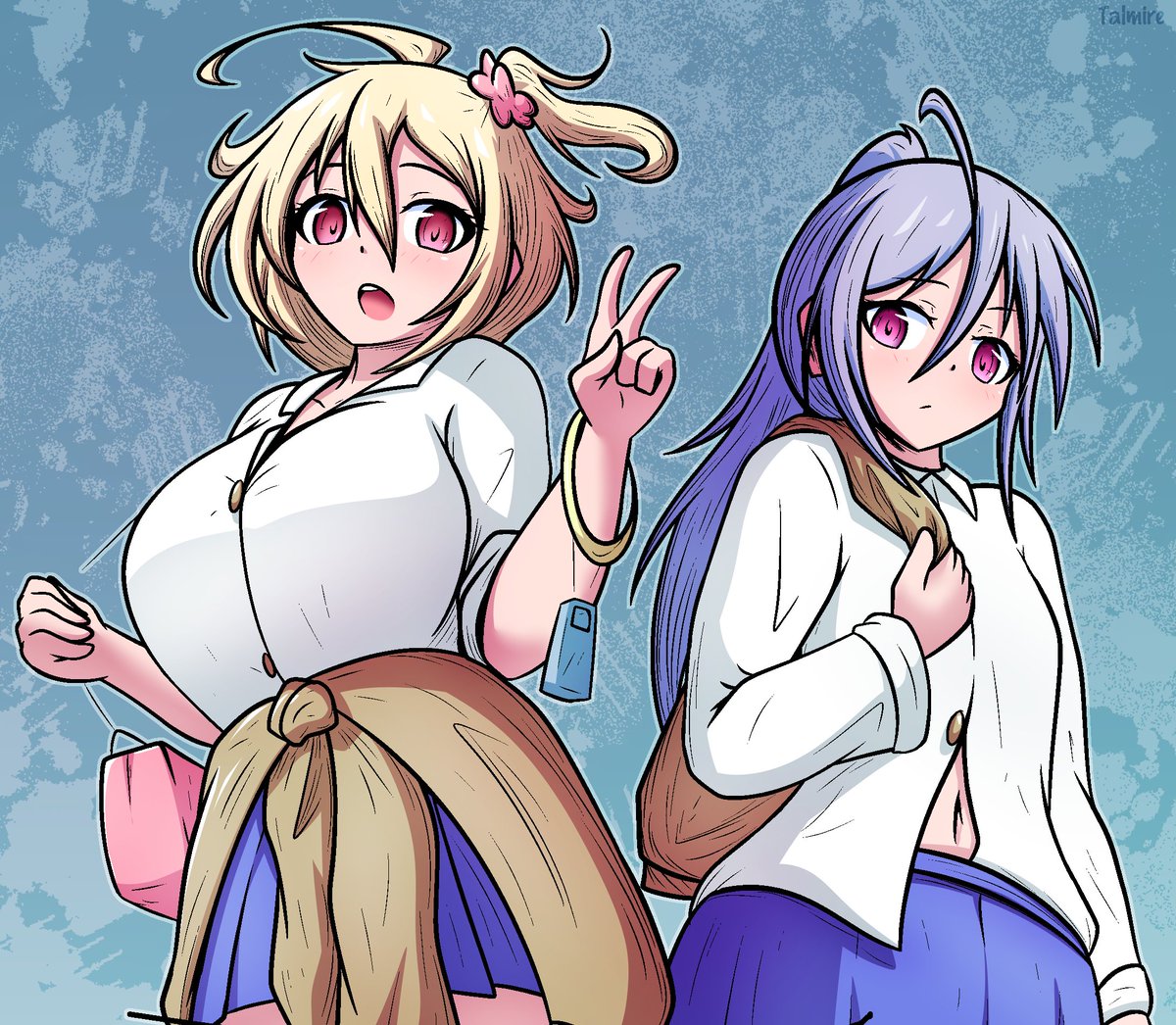 Hime and Suguri
#100oj #100orangejuice