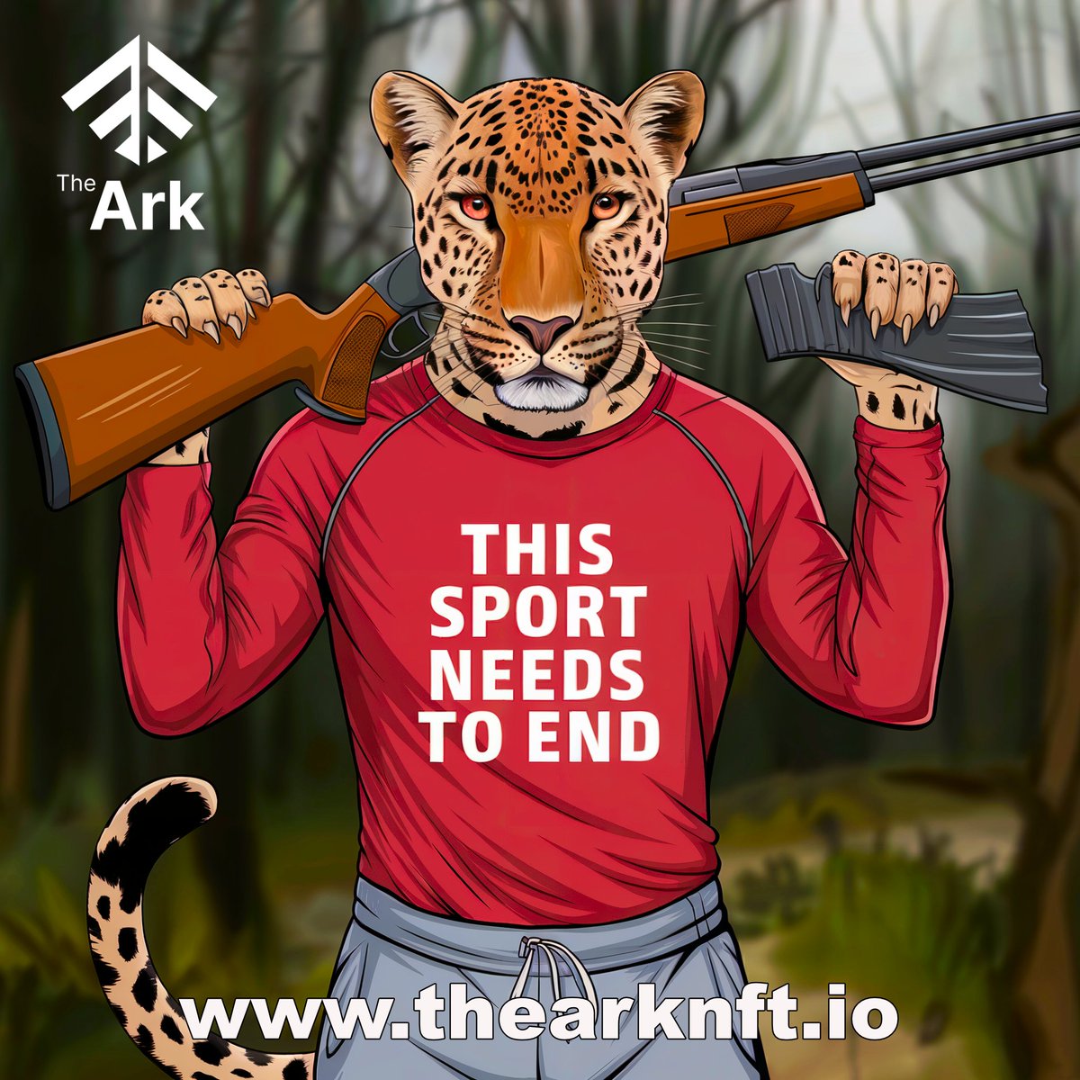 TheArkNFT1's tweet image. 🛑This Sport Needs to End!
The wild should be protected, not hunted.
Support digital conservation through #TheArkNFT 🌍🦏
🔗 thearknft.io
#StopTheHunt #NFTforGood #WildlifeProtection #NFTCommunity #Web3ForWildlife #AnimalRights #DigitalActivism #NoMorePoaching…